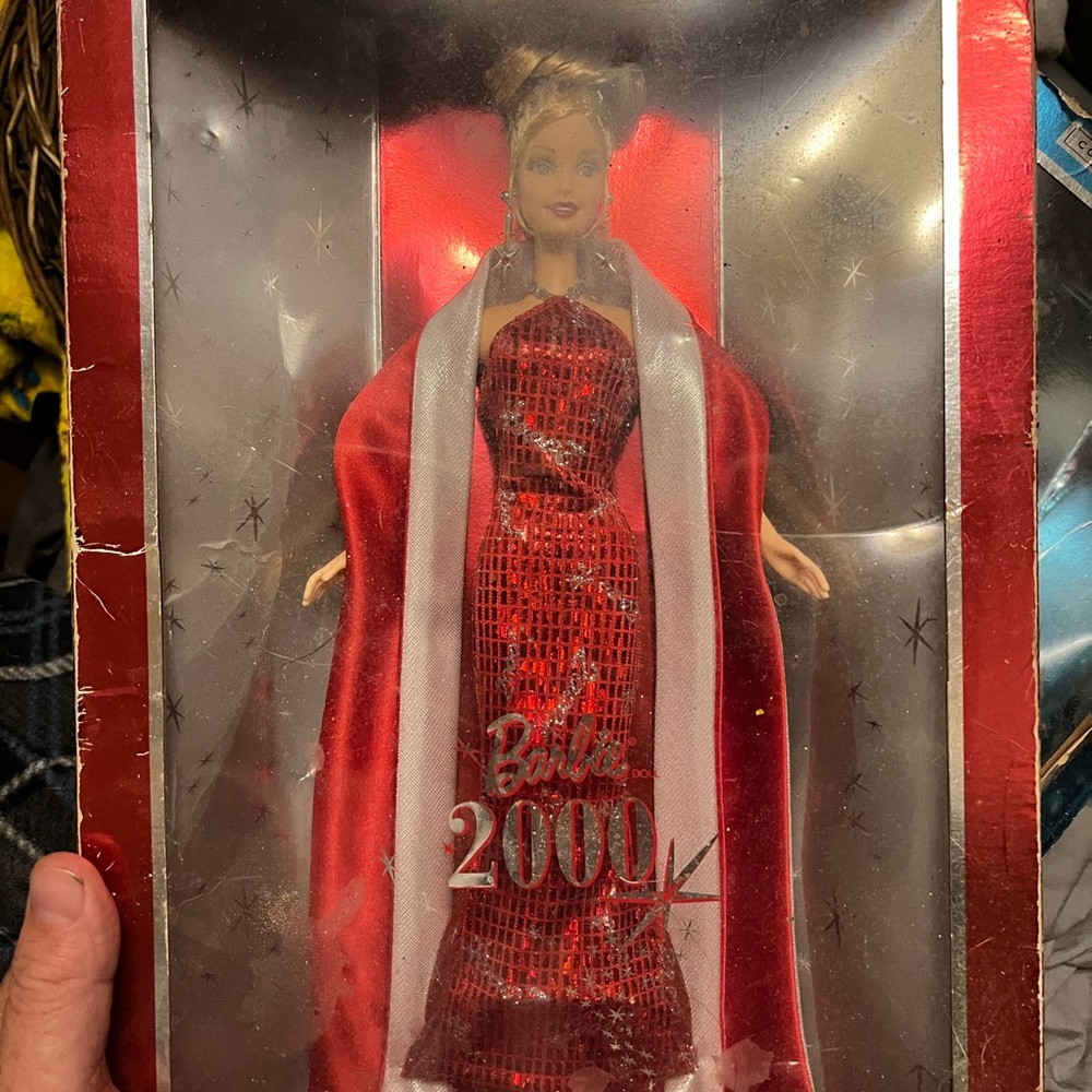 2000 Barbie . Box in bad condition doll never removed